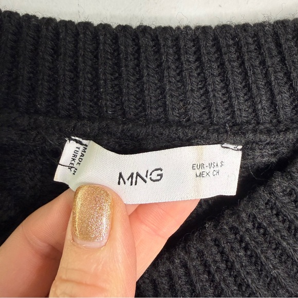 Mango Puff-sleeve Knitted Sweater S - Picture 4 of 6